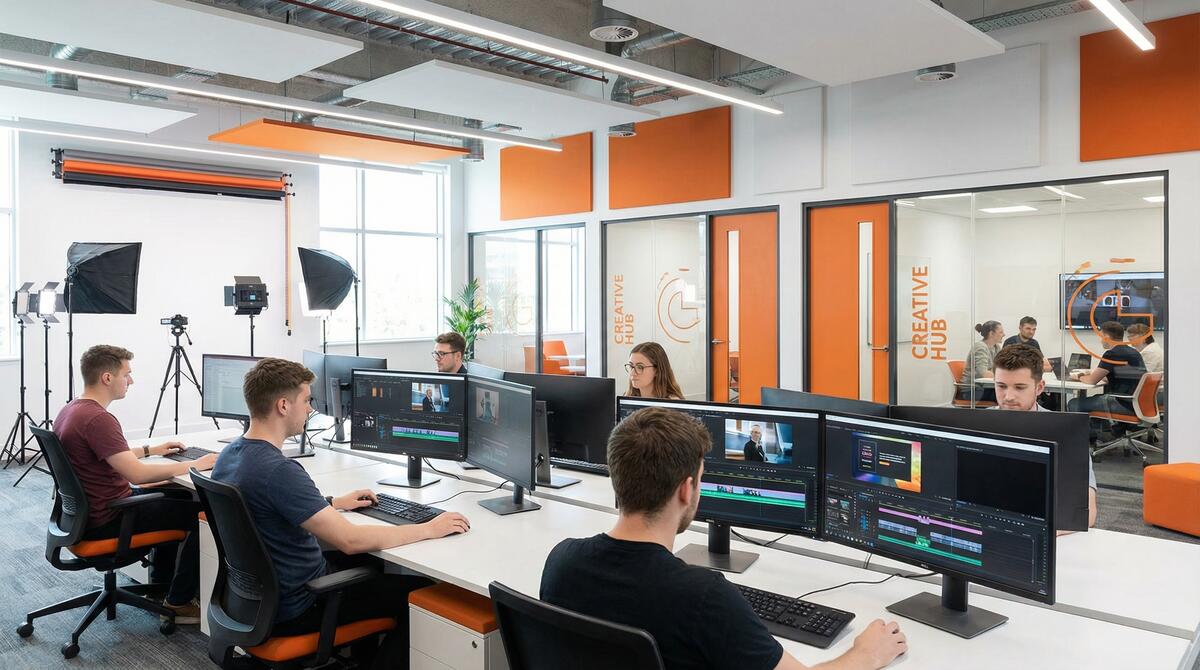 大象传媒办公环境